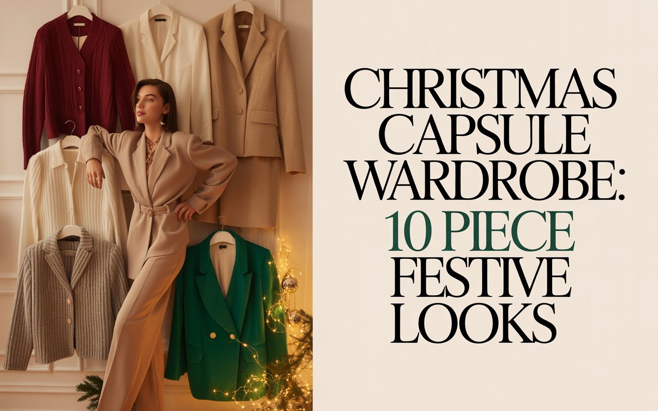 Ultimate Christmas Capsule Wardrobe 2025: 10 Piece, Festive Looks