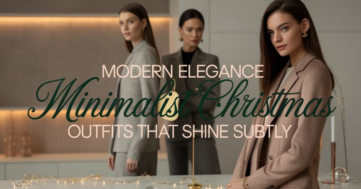 minimalist christmas outfits