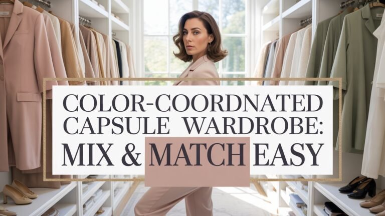 Color-Coordinated Capsule Wardrobe 2026 Mix & Match Easy