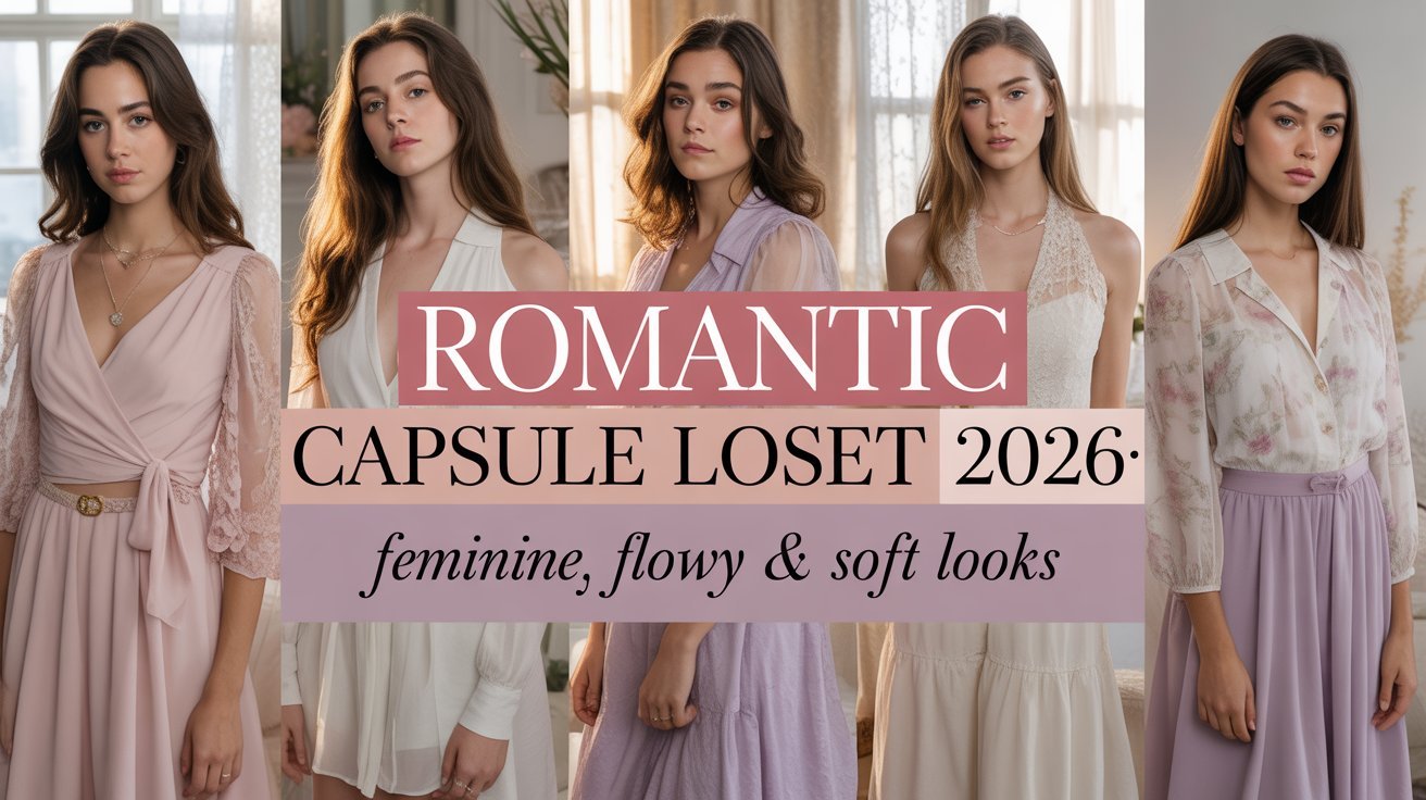 Romantic Capsule Closet 2026 Feminine, Flowy & Soft Looks
