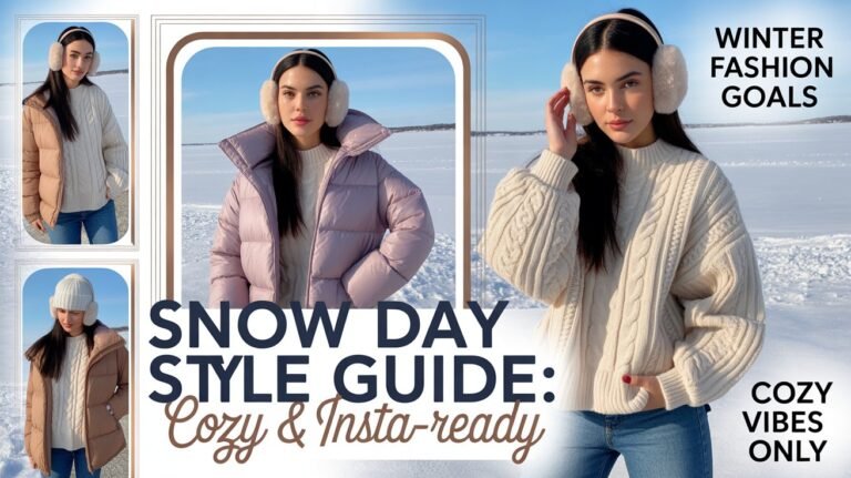 Snow Day Style Guide Cozy Outfits That Keep You Warm and Insta-Ready