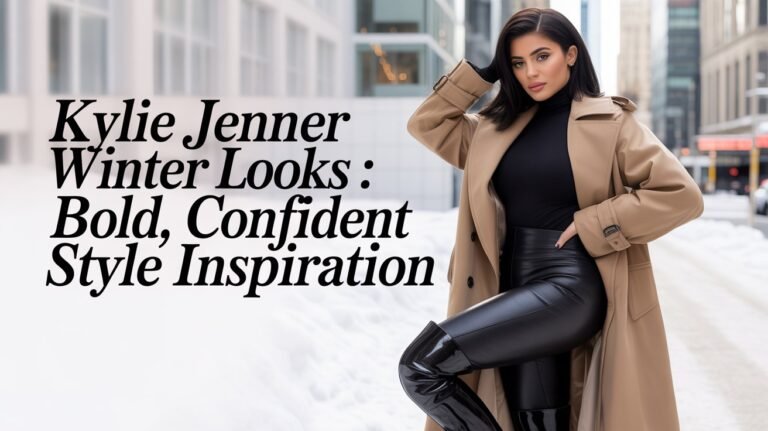 Kylie Jenner Winter Looks Bold, Confident Style Inspiration