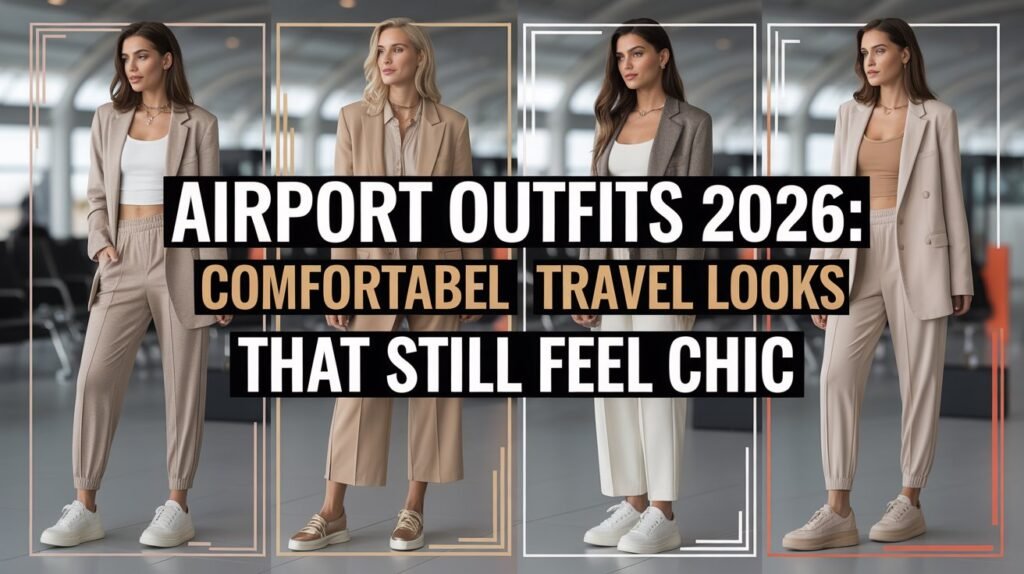 Airport Outfits Comfortable Travel Looks That Still Feel Chic