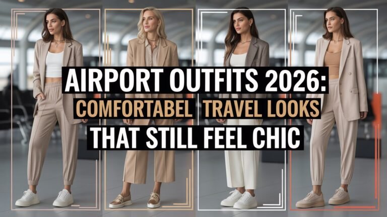 Airport Outfits Comfortable Travel Looks That Still Feel Chic