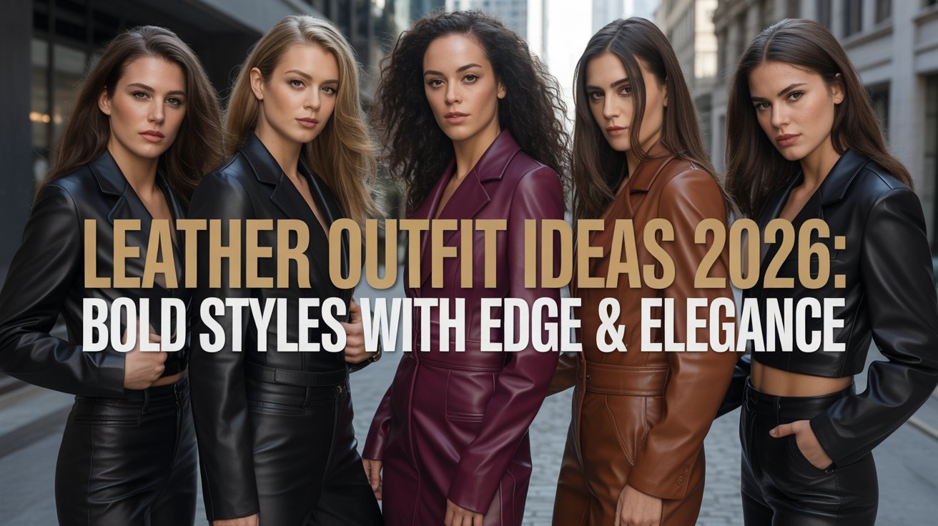 Leather Outfit Ideas Bold Styles with Edge & Elegance
