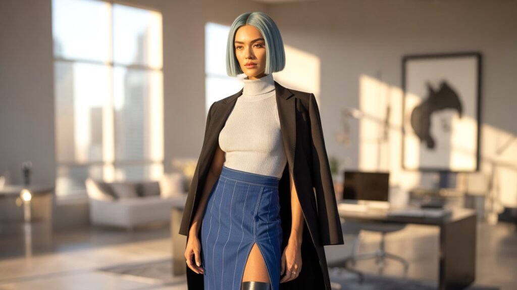 Denim Skirt Style
