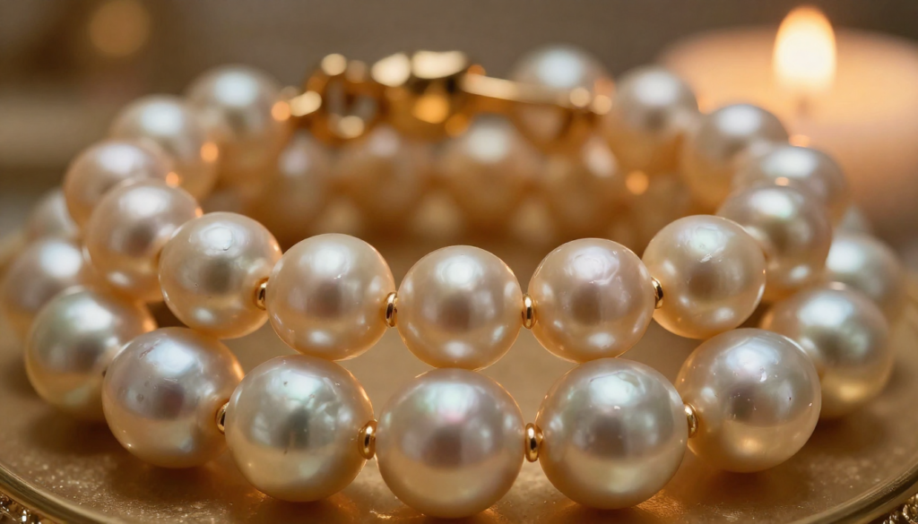 Pearl and Stone Bracelets